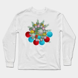 Christmas Tree lights Decorations Long Sleeve T-Shirt